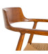 Armchair design wood 57x57x78cm