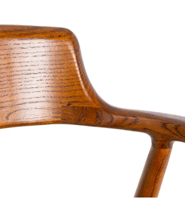 Armchair design wood 57x57x78cm