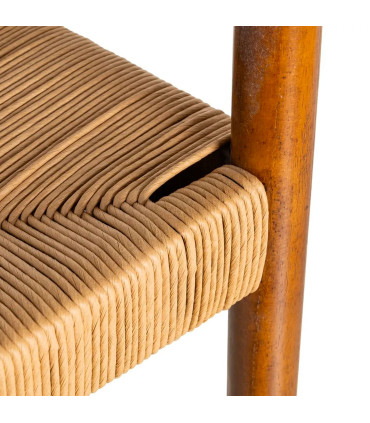 Armchair design wood 57x57x78cm