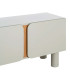 TV Stand White acacia  Wood and white marble 141x41x45cm