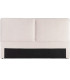 Tête de lit classique tissu beige 160x12x100cm