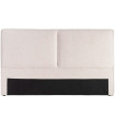 Tête de lit classique tissu beige 160x12x100cm