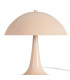 Lampe à poser champignon métal beige 25x25x27.5cm