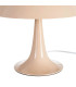 Lampe à poser champignon métal beige 25x25x27.5cm