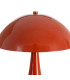 Lampe à poser champignon métal terracotta 25x25x27.5cm