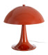 Lampe à poser champignon métal terracotta 25x25x27.5cm