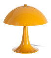 Lampe à poser champignon métal jaune 25x25x27.5cm
