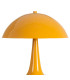 Lampe à poser champignon métal jaune 25x25x27.5cm
