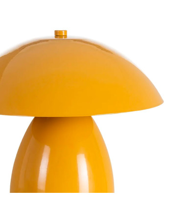 Yellow metal table Lamp 24x24x25.5cm
