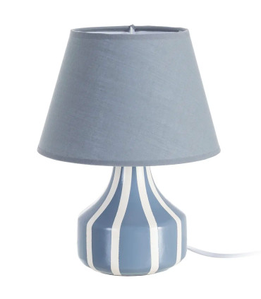 Table Lamp blue ceramic 22x22x30cm