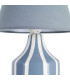 Table Lamp blue ceramic 22x22x30cm