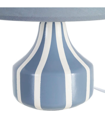 Table Lamp blue ceramic 22x22x30cm
