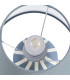 Table Lamp blue ceramic 22x22x30cm
