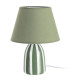 Table Lamp green ceramic 22x22x30cm
