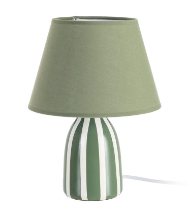 Table Lamp green ceramic 22x22x30cm