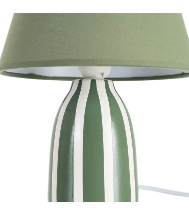 Table Lamp green ceramic 22x22x30cm