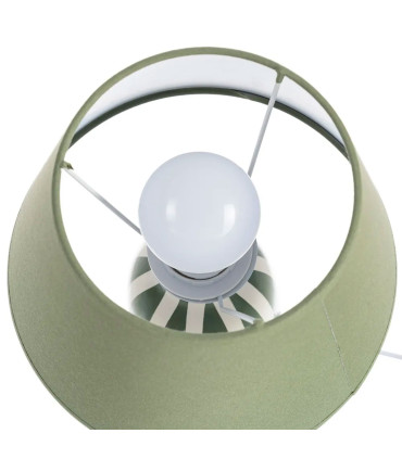 Table Lamp green ceramic 22x22x30cm