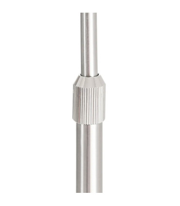 Floor Lamp wood and beige lampshade 50x50x151cm