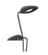Floor Lamp black metal double 40.5x25x142.5cm
