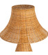 Lampadaire rotin tressé 60x60x118.5cm