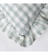 Coussin en coton vichy gris 30x50cm