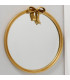 Round wall mirror gold resine 51x53x3cm