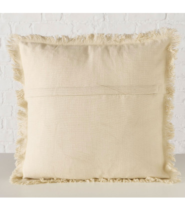 Coussin carré beige beach house 45x45cm