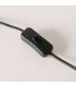 Table Lamp black resine 43.5x26x64.5cm