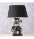 Table Lamp black resine 43.5x26x64.5cm