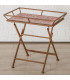 Table d'appoint plateau amovible métal 60x45x61cm