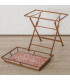 Table d'appoint plateau amovible métal 60x45x61cm