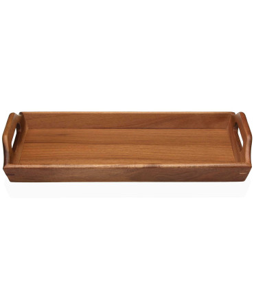 Serving tray acacia wood 42.5x18x6.5cm