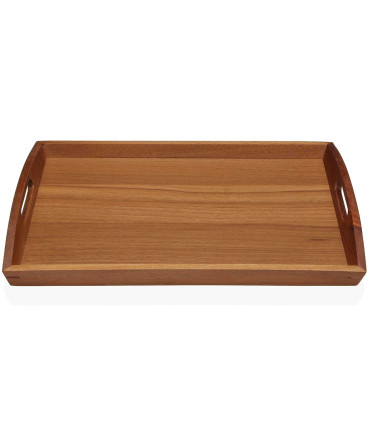 Plateau de service en bois d'acacia 42x29x5cm