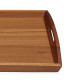 Plateau de service en bois d'acacia 42x29x5cm