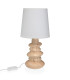 Table Lamp wood ceramic 17.5x17.5x36.5cm