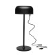 Table Lamp LED metal beige wireless 12.5x12.5x31cm