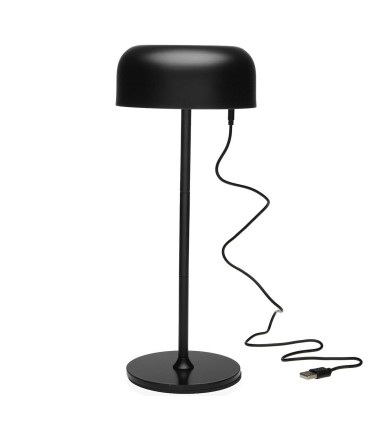 Table Lamp LED metal beige wireless 12.5x12.5x31cm