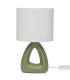 Table Lamp wood ceramic 17.5x17.5x36.5cm
