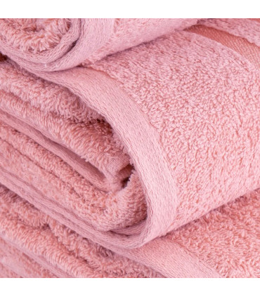 Towel 100% Cotton pink 50x100cm