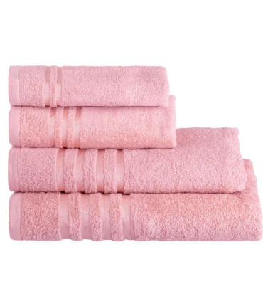 Towel 100% Cotton pink 50x100cm