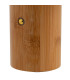 Lampe à poser bambou LED sans fil 15x15x23cm