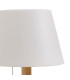 Lampe à poser bambou LED à tirette sans fil 15x15x28cm