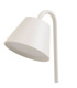 Lampe de bureau métal blanc LED sans fil 11x16x32cm