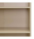 Étagère bibliothèque avec placard bois beige 59x29x119cm