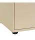 Étagère bibliothèque avec placard bois beige 59x29x119cm