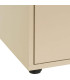 Étagère bibliothèque avec placard bois beige 59x29x119cm
