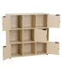 Beige wood Shelf 89x29x90cm