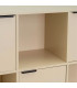 Beige wood Shelf 89x29x90cm