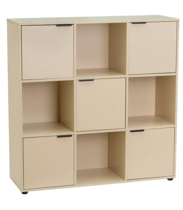 Beige wood Shelf 89x29x90cm