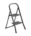Metal 2 Steps Ladder black 46x55x82cm